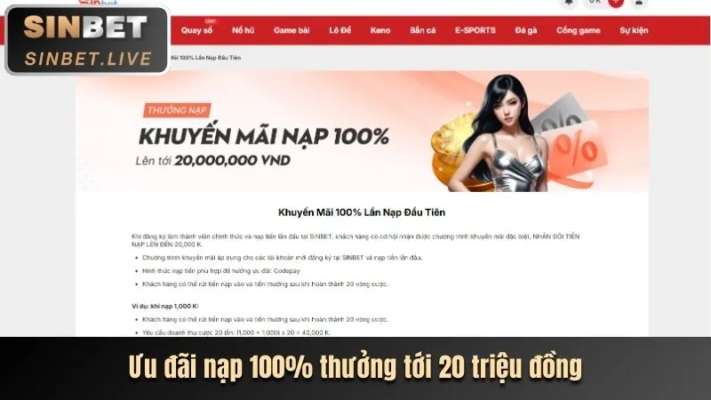 Các phương thức nạp rút tiền SV3888